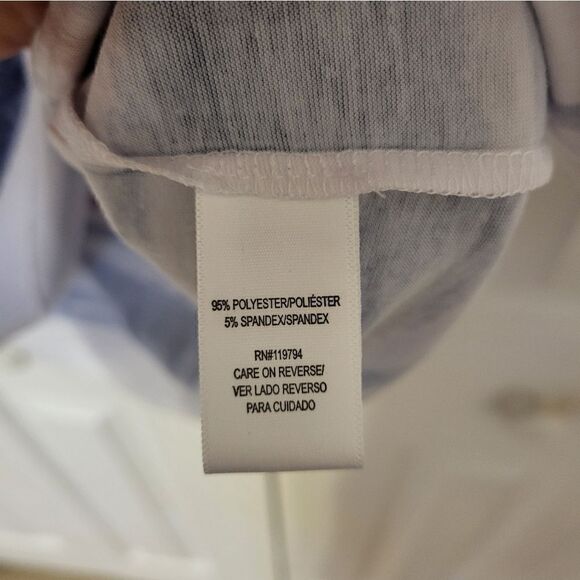 One World Live and Let Live sleeveless red, white, blue striped tee - Picture 4 of 5